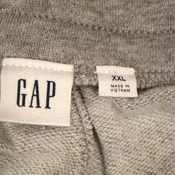 GAP Gray Heather Fleece Joggers / XXL/ NWT - Picture 6 of 14